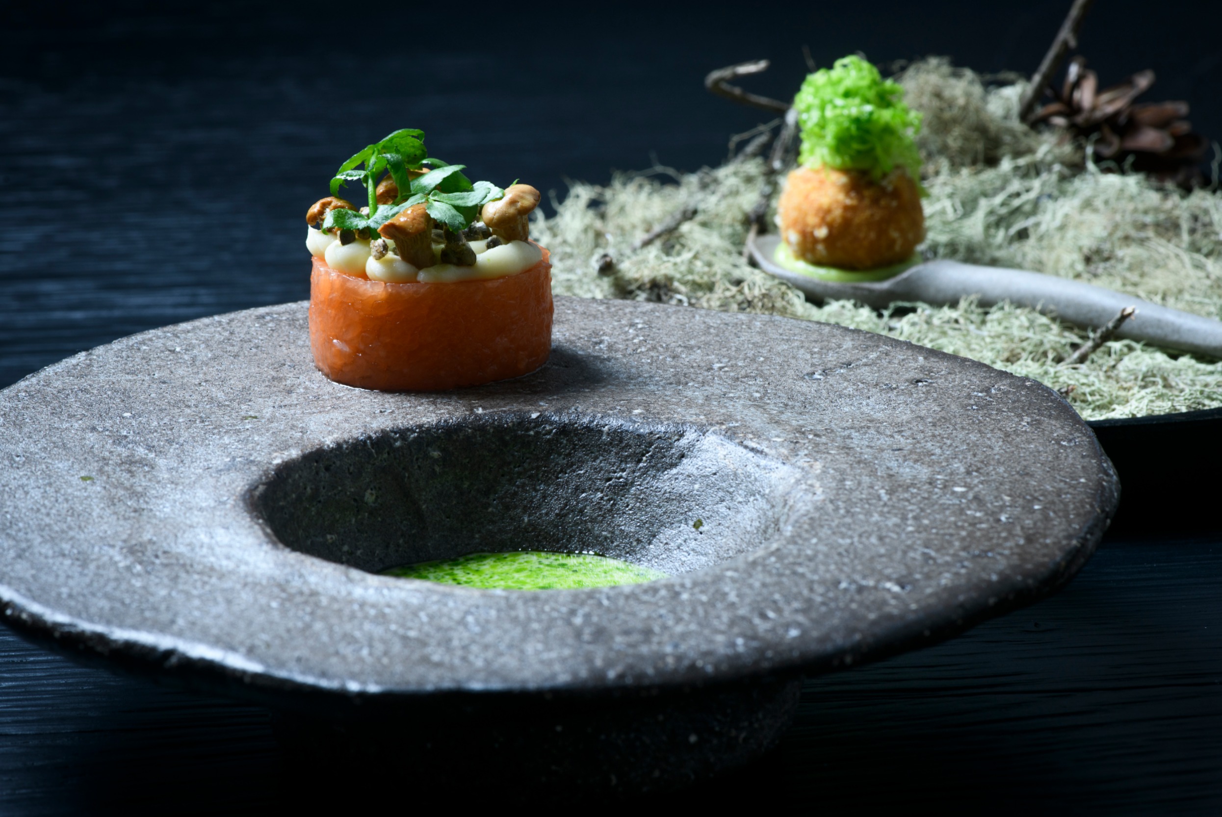 Restaurant Gourmet Abend Menü Hotel Gesser Sillian Hochpustertal Osttirol